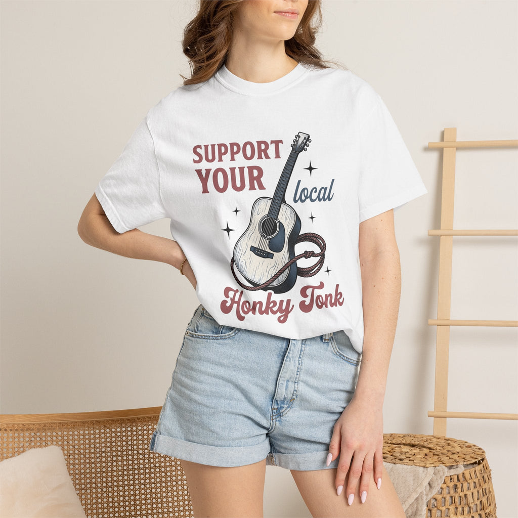 Acoustic Guitar Shirt Cowgirl Folk Gift for Women Hand product image 6
