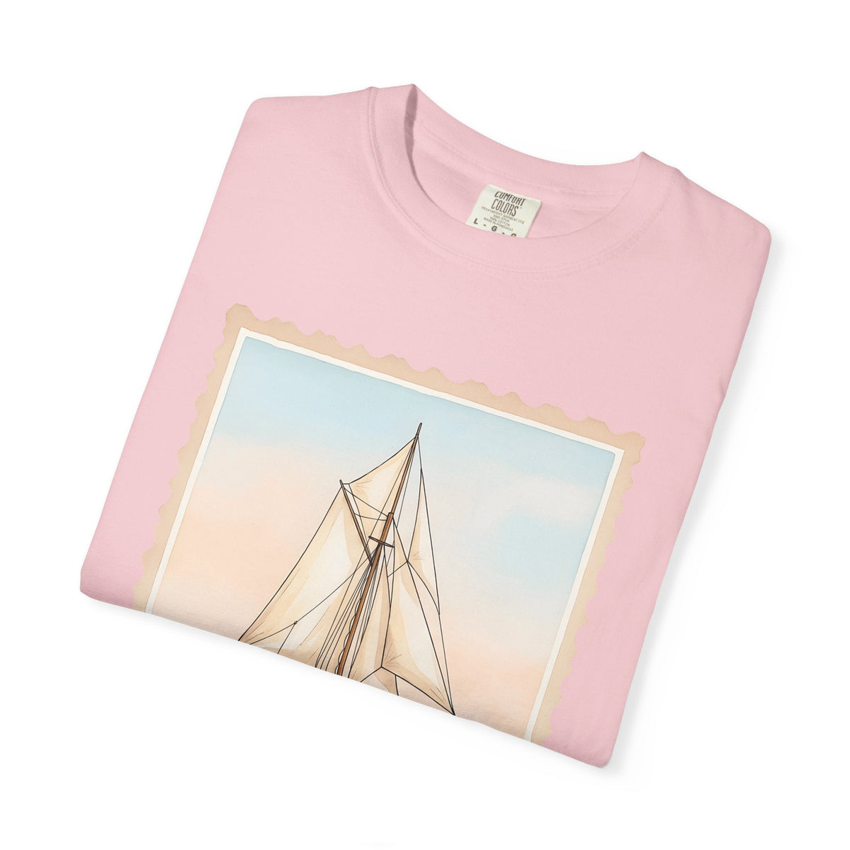 Sailboat Shirt Nautical Travel Unisex Gift Watercolor Tee product image 11