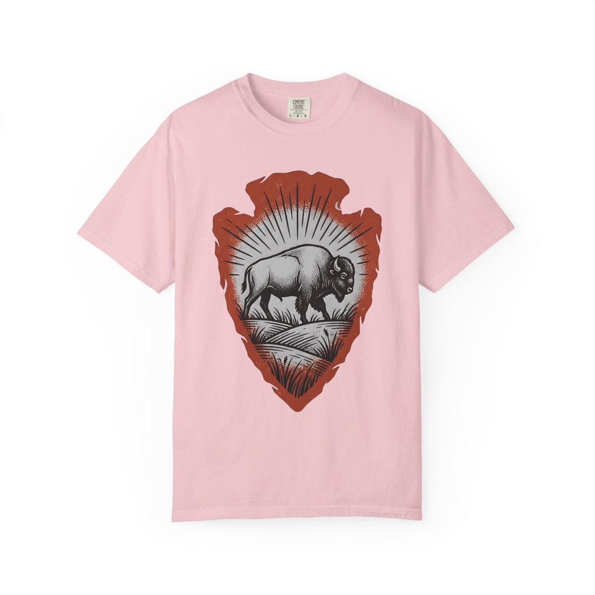 Buffalo Design Shirt Animal Wilderness Unisex Gift Retro product image 3