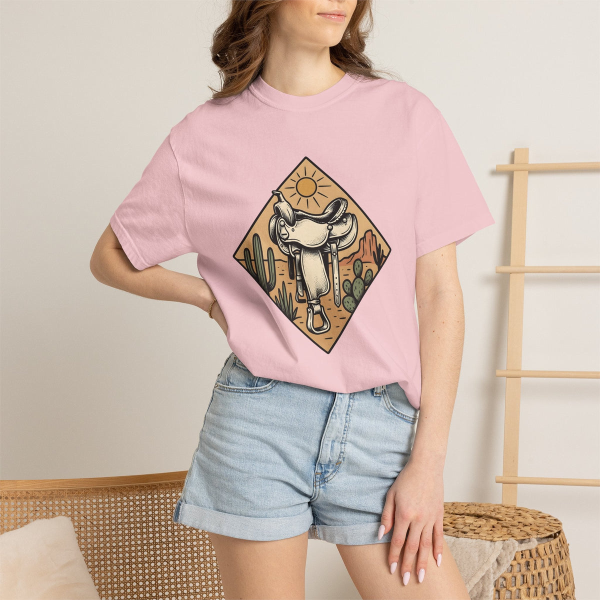 Leather Saddle Shirt Cowgirl Cowboy Gift Women Classic Tee product image 12