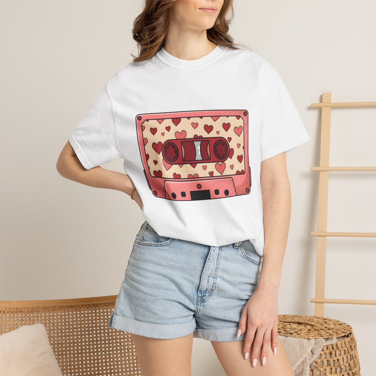 Tape Cassette Shirt Valentines Day Audio Unisex Gift Sketch product image 6