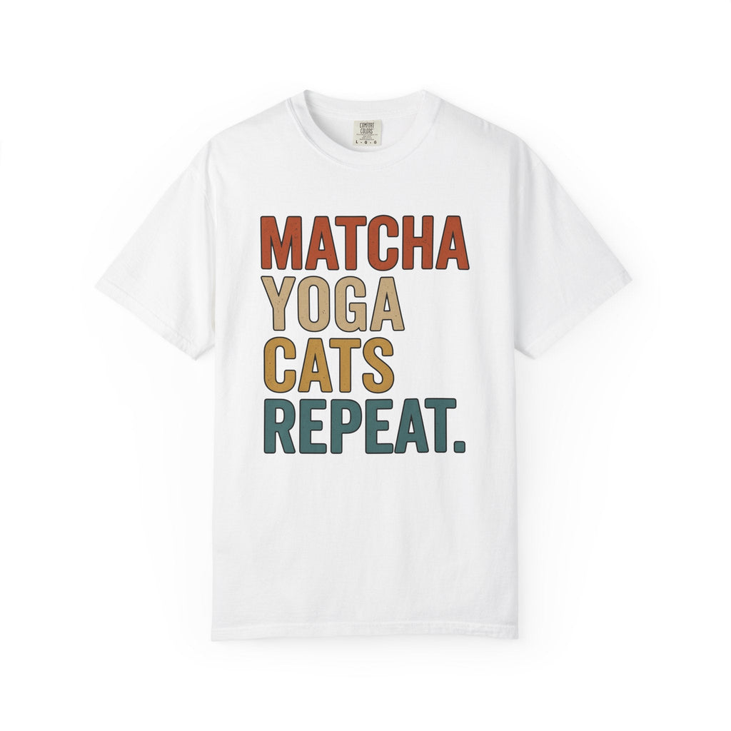Kitten Yoga Bold Typography T-Shirt – Cat Lover Yogi product image 1