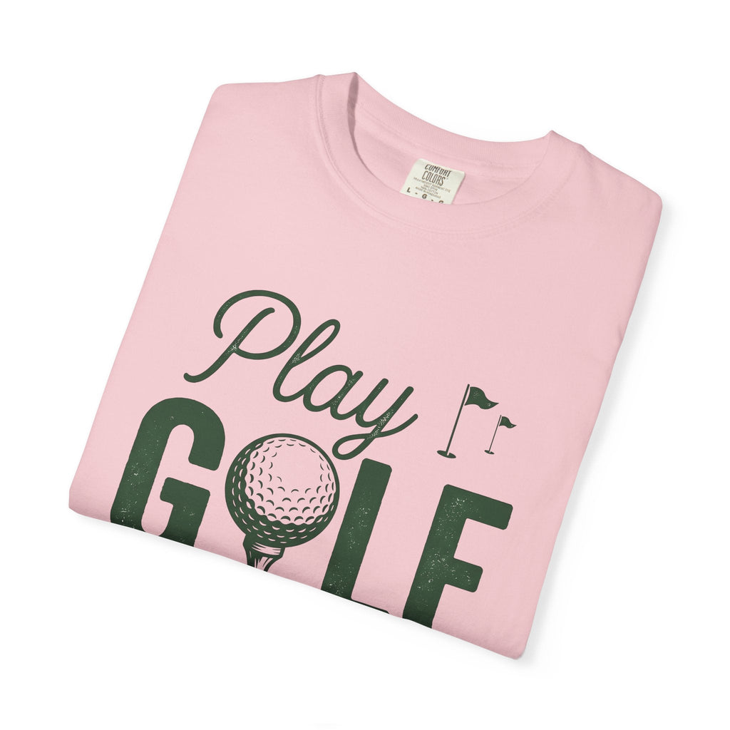Golf Ball Tee Shirt Hiking Unisex Gift Hand Drawn Golfing product image 11