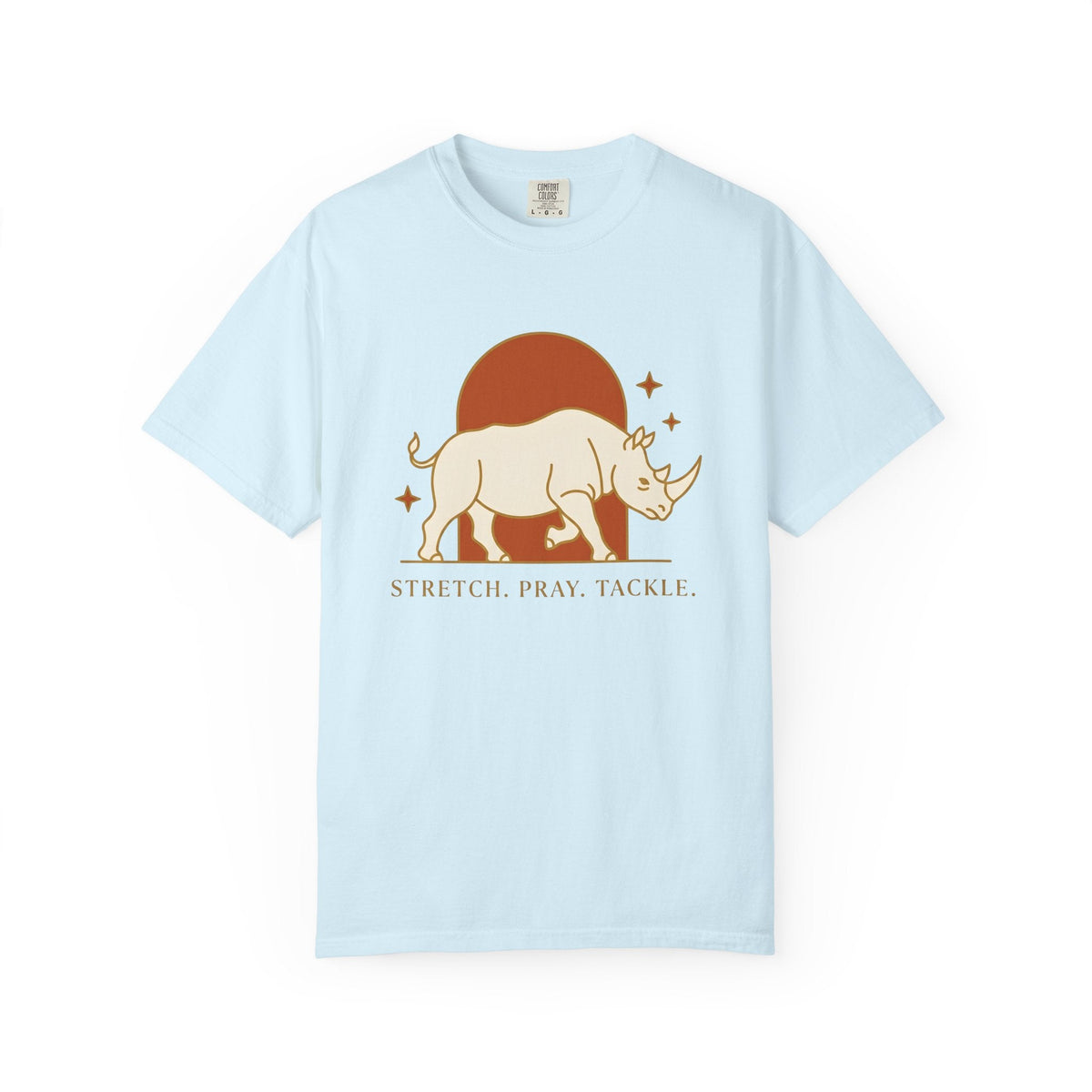 Rhino Art Shirt Sports Training Unisex Gift Plain Tee product image 2
