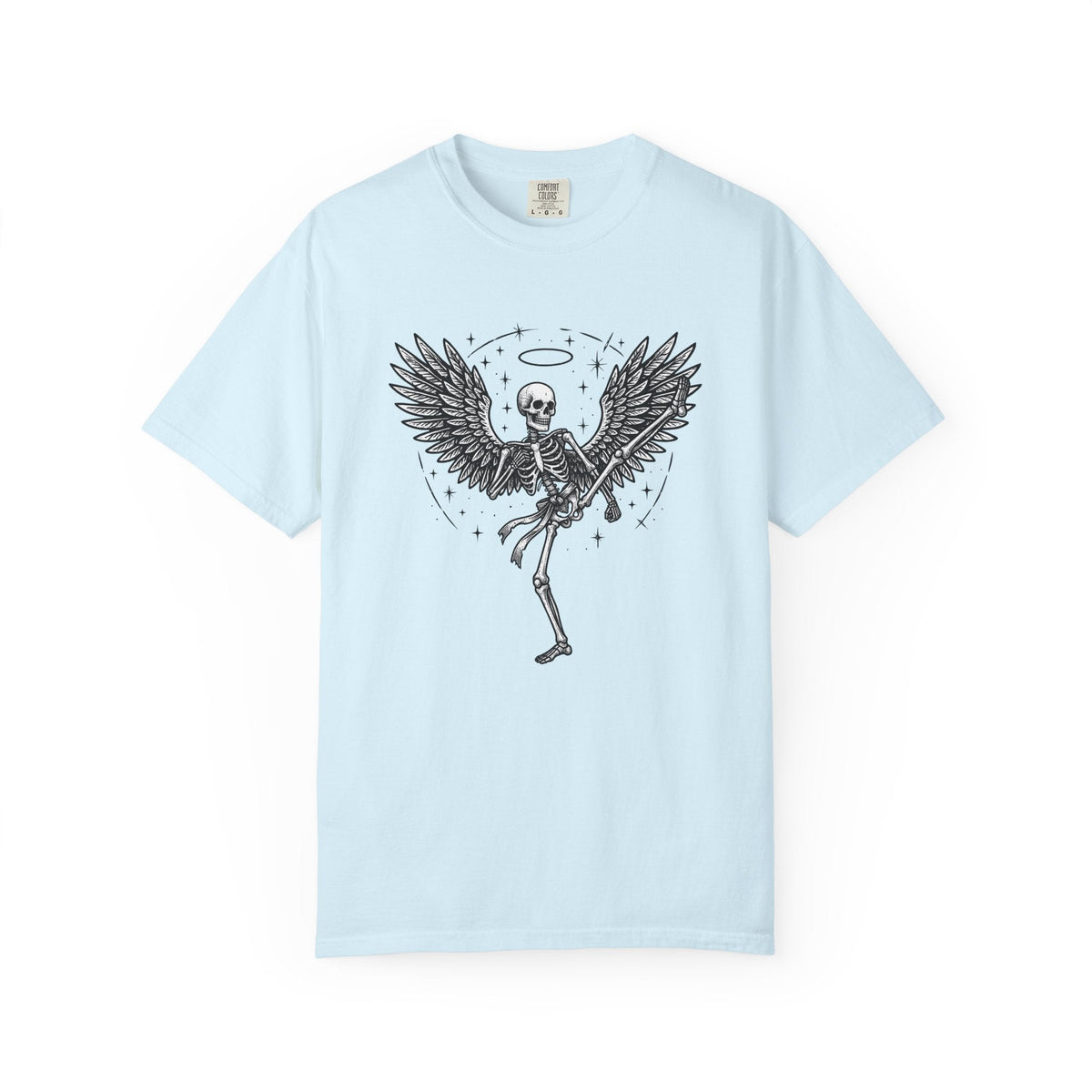 Angel Skull Shirt Sports Combat Unisex Gift Ink Tee Sugar product image 2