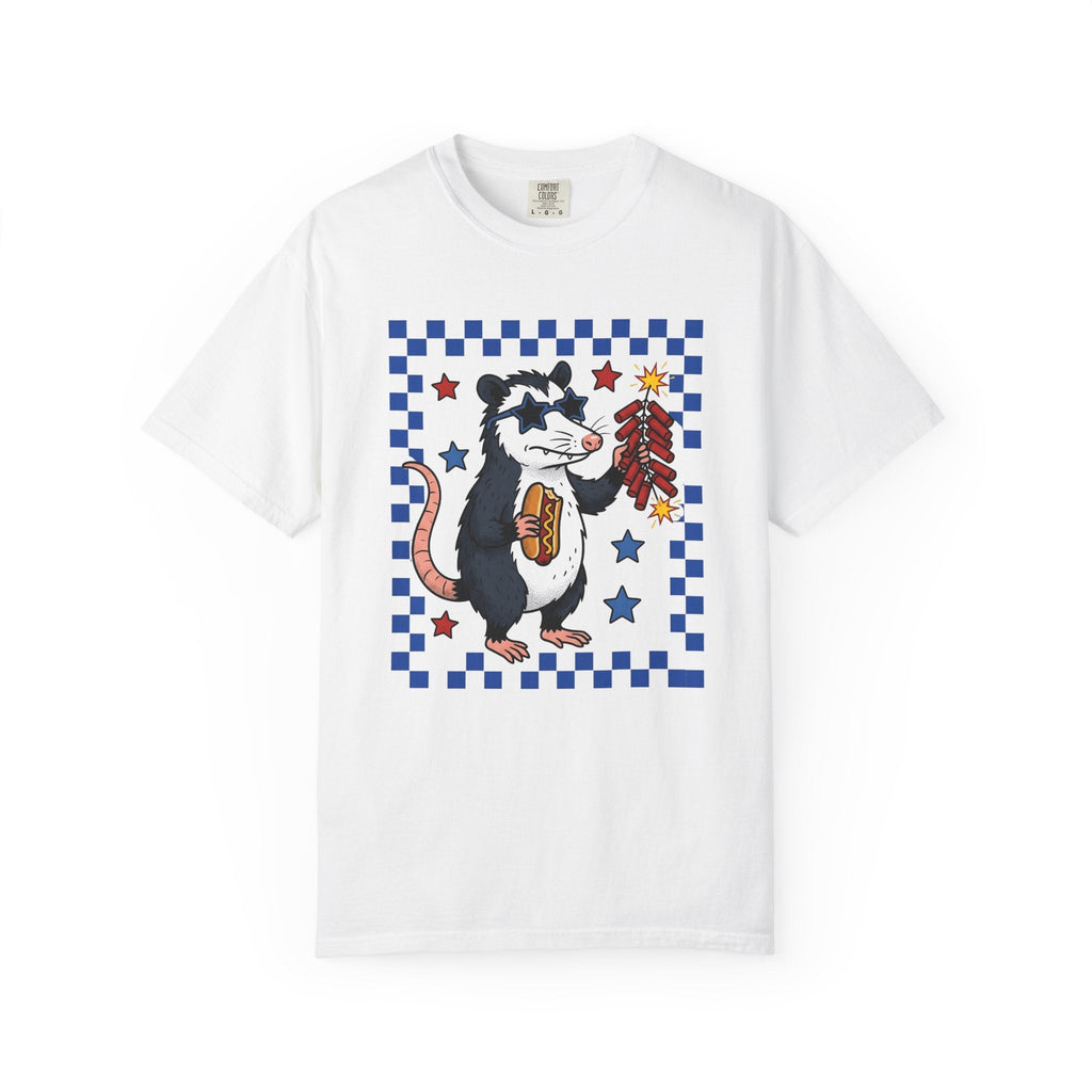 Possum Firework Shirt America 4Th Of July Holiday Unisex product image 1