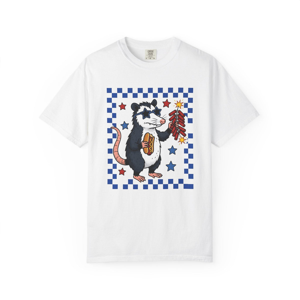 Possum Firework Shirt America 4Th Of July Holiday Unisex product image 1