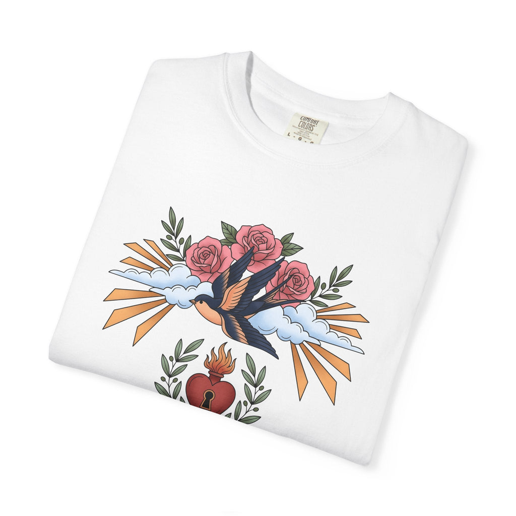 Swallow Shirt Animals & Flowers Hippie Unisex Gift Neo product image 5