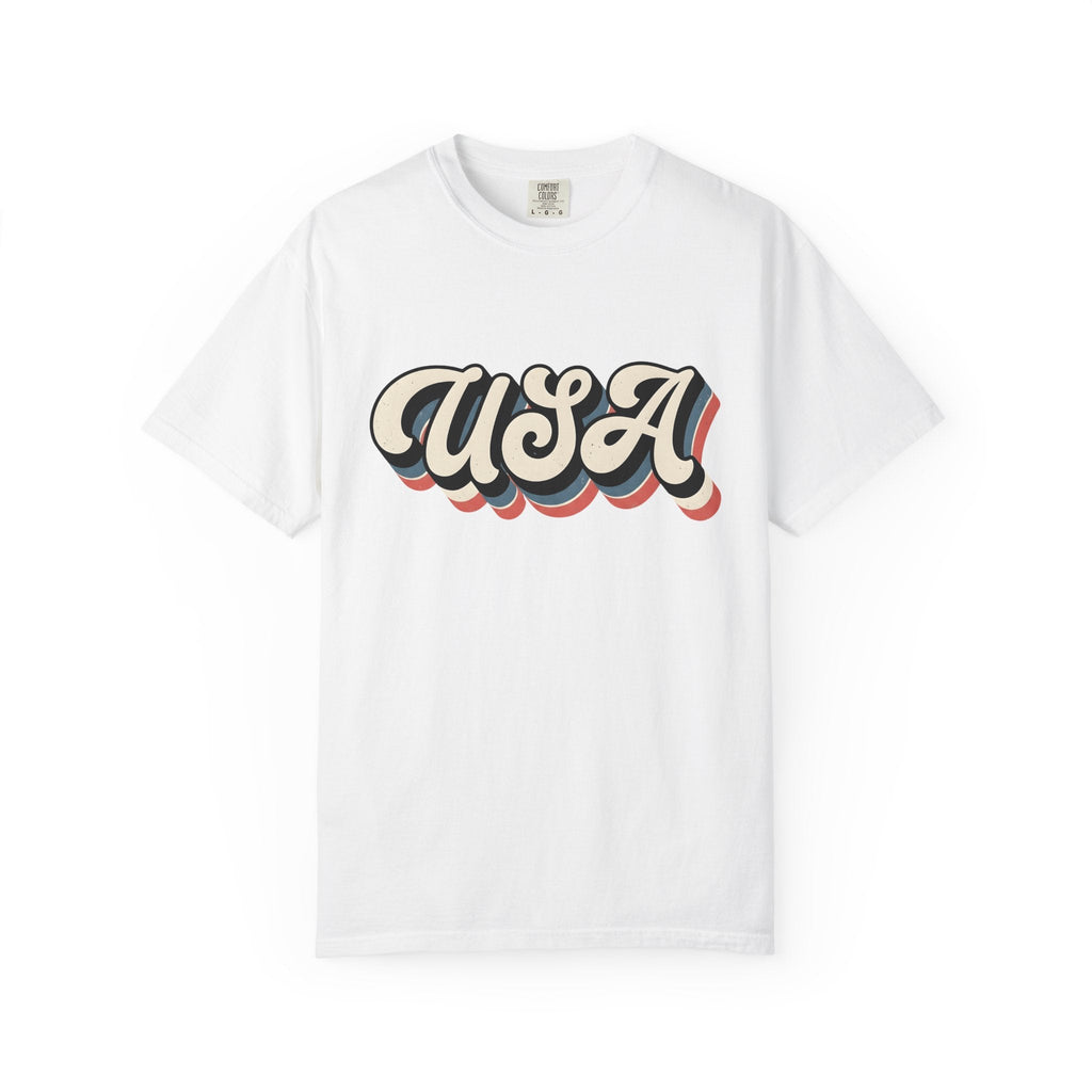 Usa Script Shirt America/4th Of July Patriotic Unisex Gift product image 1
