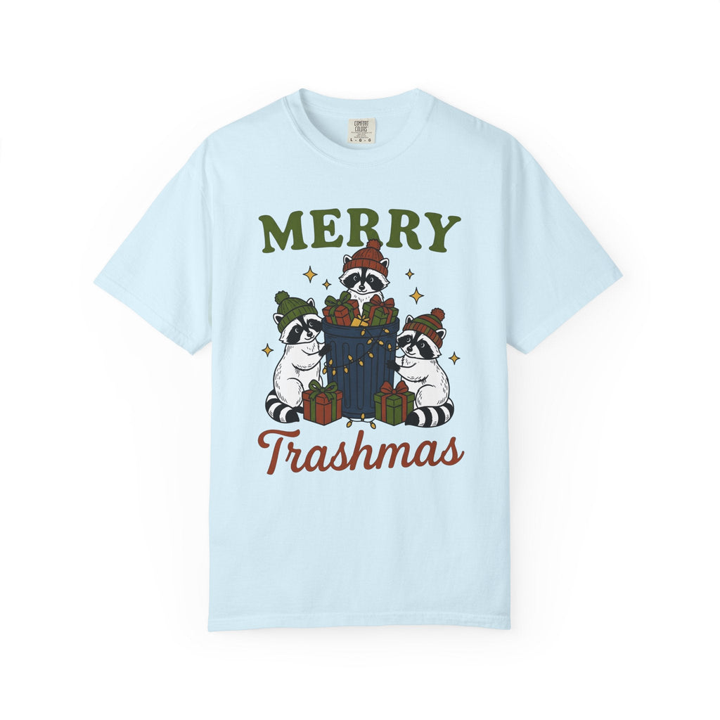 Raccoon Christmas Cartoon T-Shirt – Funny Holiday Trash product image 2