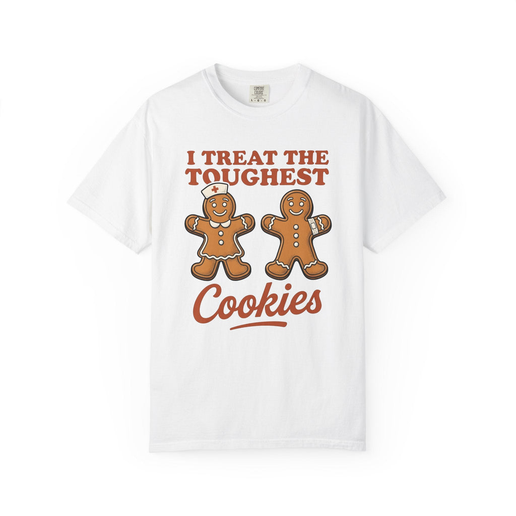 Gingerbread Cookies Cartoon T-Shirt – Christmas Nurse product image 1