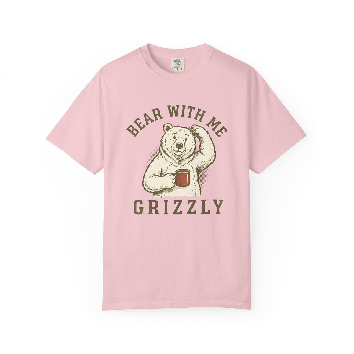 Bear Latte Retro T-Shirt – Funny Coffee Lover Wildlife product image 3