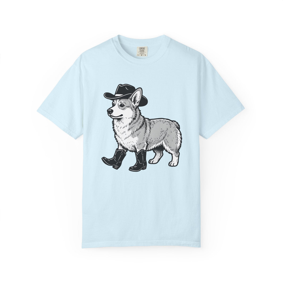 Corgi Pet Shirt Cowgirl Animal Gift for Women Cartoon Tee product image 2