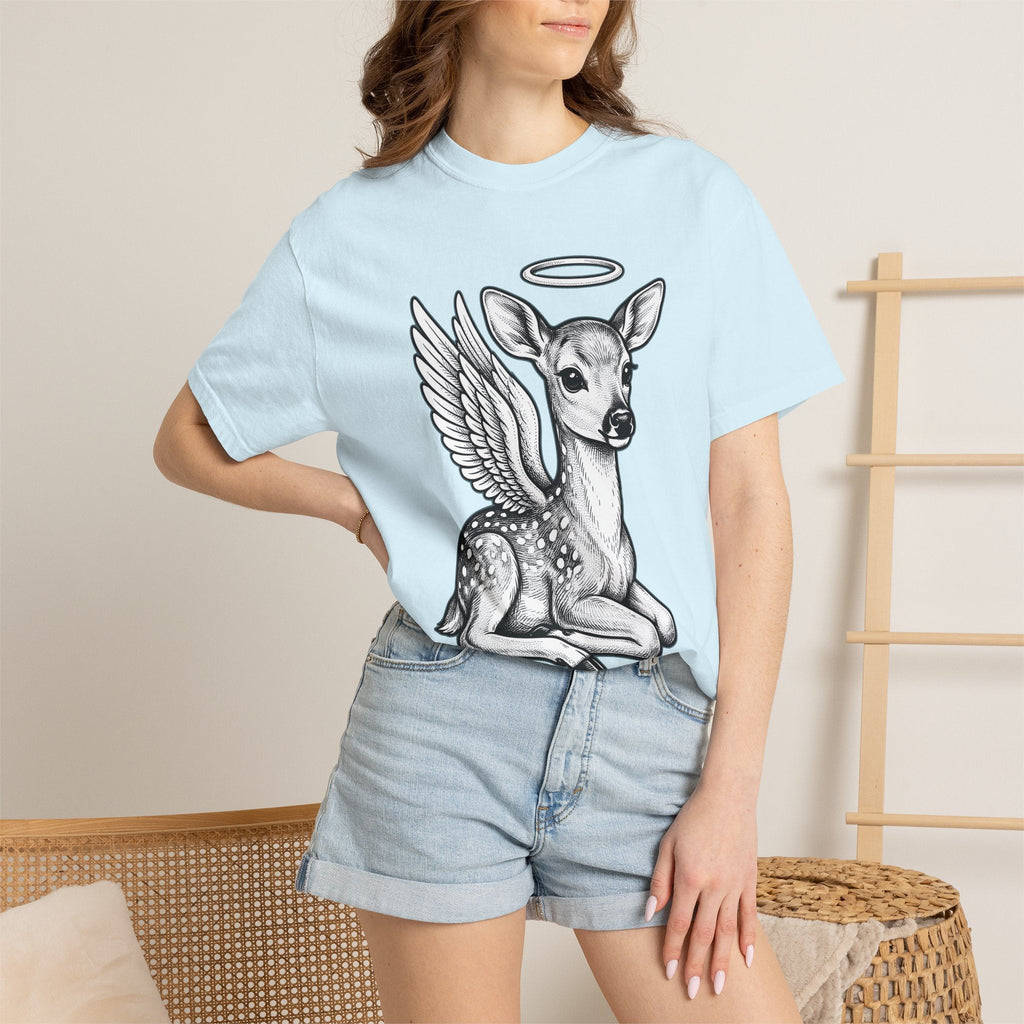 Mythical Doe Shirt Cute Wildlife Unisex Gift Cartoon Tee product image 9