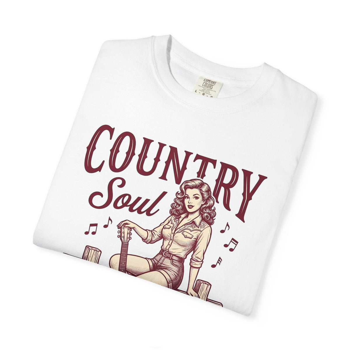 Cowgirl Guitar Shirt Band Gift Women Classic Tee Guitarist product image 5