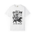 Raccoon Cowboy Retro T-Shirt – Funny Western Wildlife product image 1