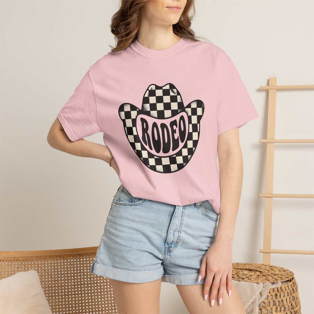 Plaid Cowboy Hat Shirt Cowgirl Ranch Gift for Women Rustic Tee Cowboy Hat