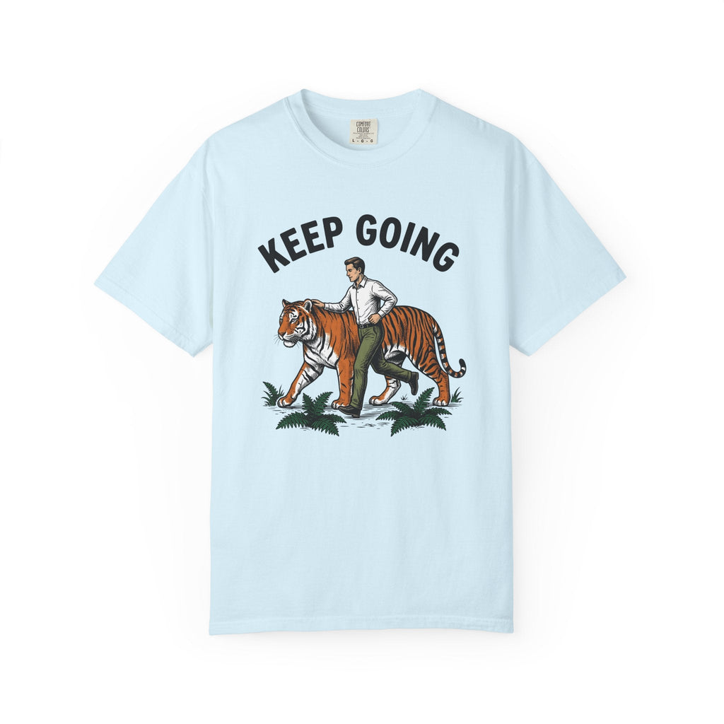 Dude Tiger Shirt Motivational Critter Unisex Gift Antiqued product image 2