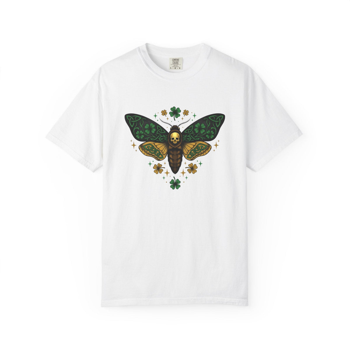 Insect Skull Shirt St Patrick's Day Dark Unisex Gift Tribal product image 1