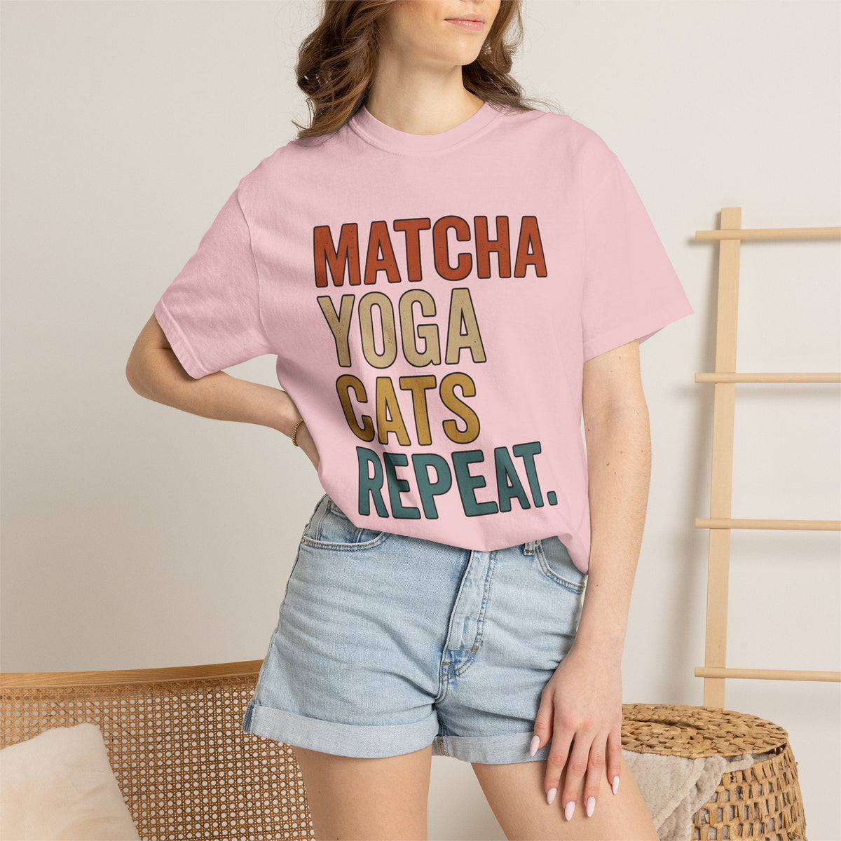 Kitten Yoga Bold Typography T-Shirt – Cat Lover Yogi product image 12