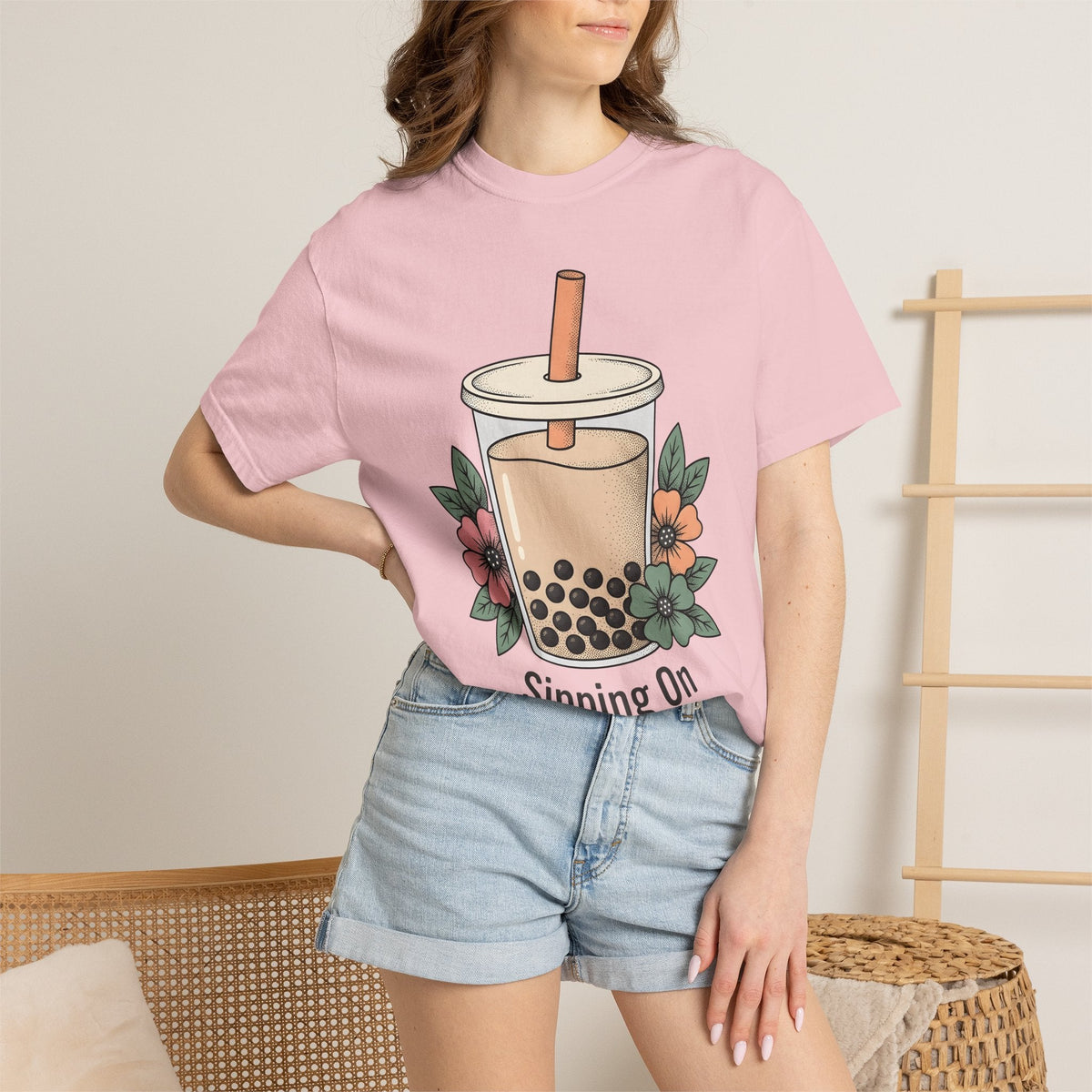 Pearl Tea Shirt Drinks Eatery Unisex Gift Indie Tee Boba product image 12