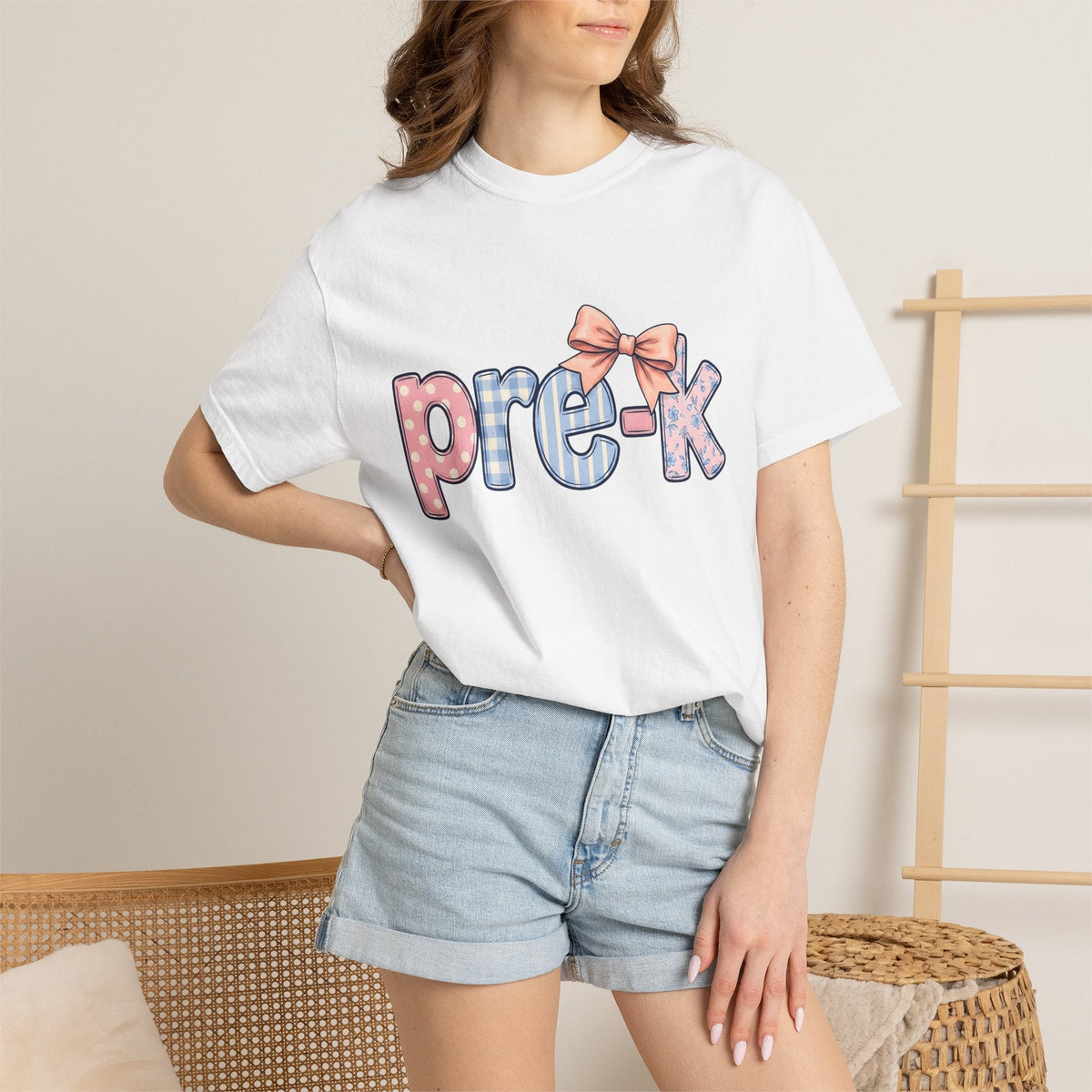 Pastel Bow Motif Shirt Teachers Learning Unisex Gift product image 6