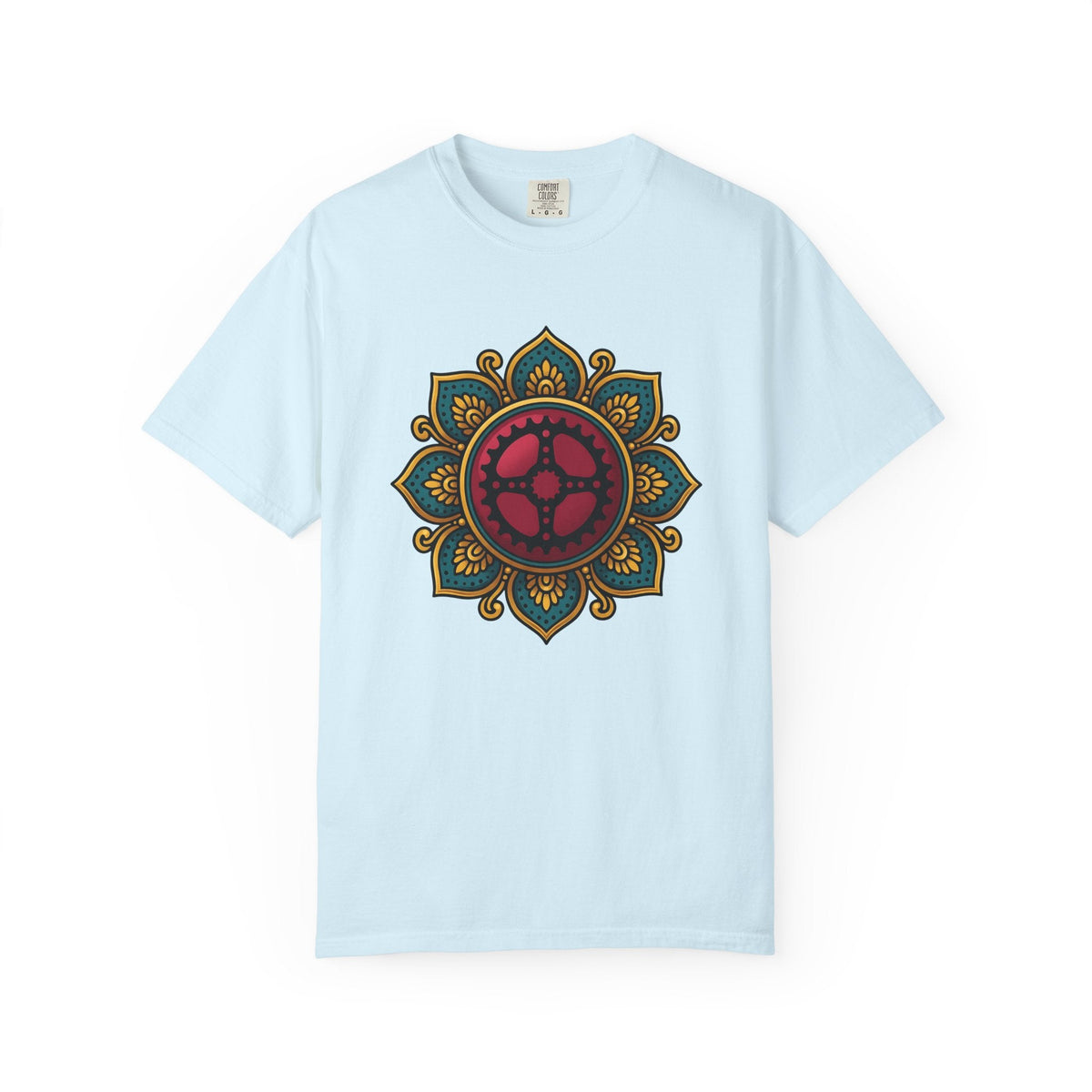 Bike Gear Mandala Shirt Sports Cycling Unisex Gift Boho Tee product image 2