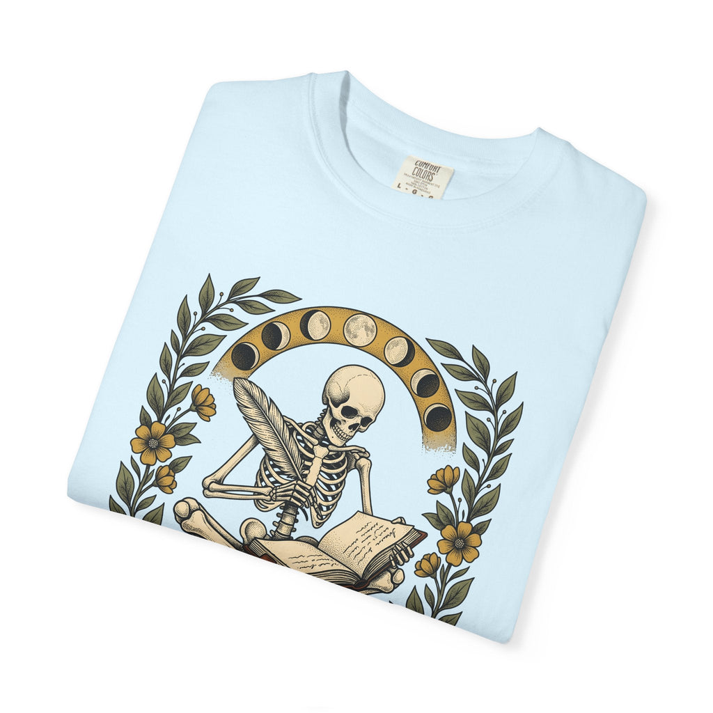 Bony Writer Shirt Boho Chic Macabre Unisex Gift Blackwork product image 8
