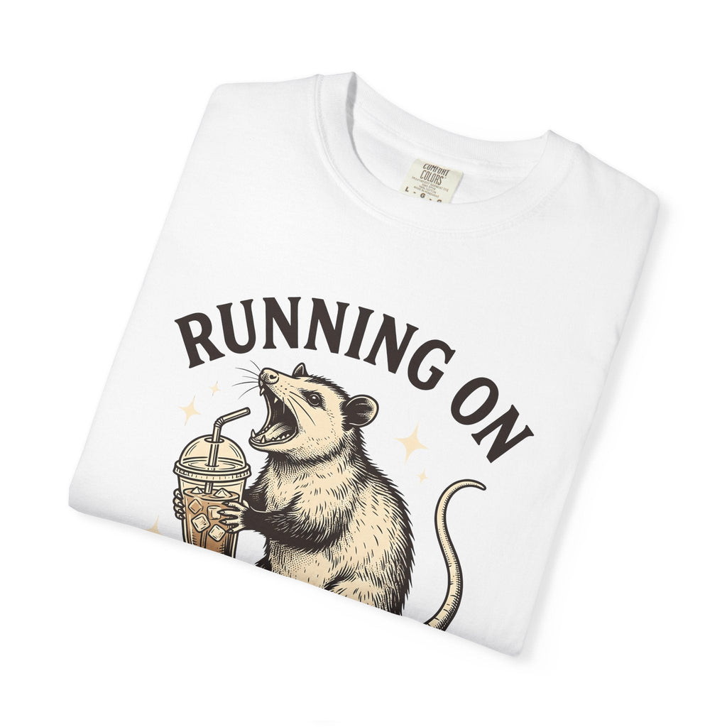 Possum Cafe Shirt Coffee Creatures Unisex Gift Antique Tee product image 5