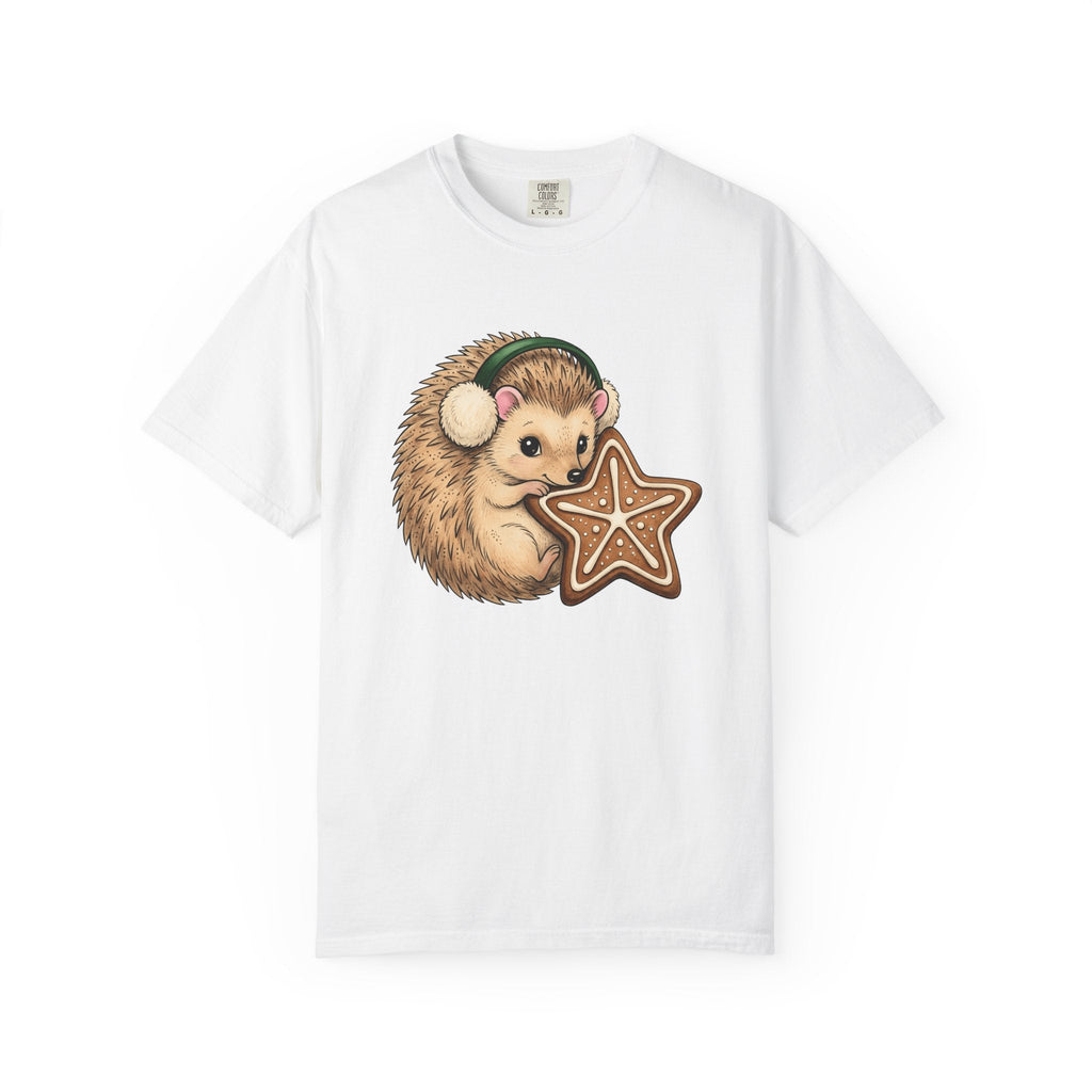 Hedgehog Cookie Shirt Animals Holiday Unisex Gift Cute Tee product image 1