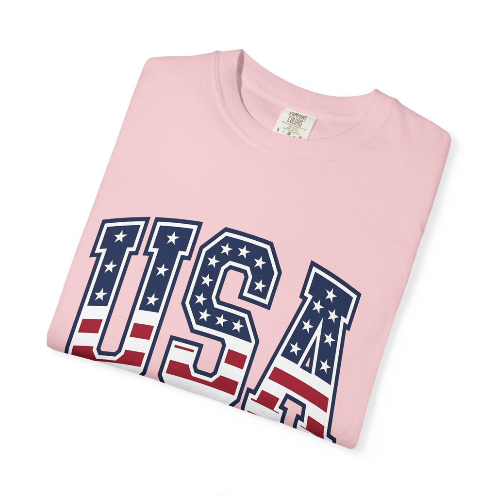 Usa Flag Letters Shirt 4th Of July Patriotic Gift Women product image 11