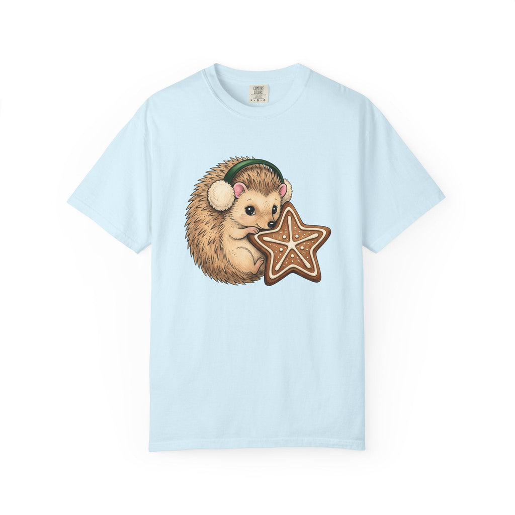 Hedgehog Cookie Shirt Animals Holiday Unisex Gift Cute Tee product image 2