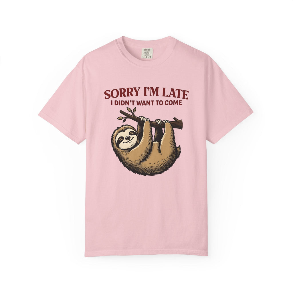 Sloth Branch Shirt Comedy Unisex Gift Doodle Tee T-Shirt Fan product image 3