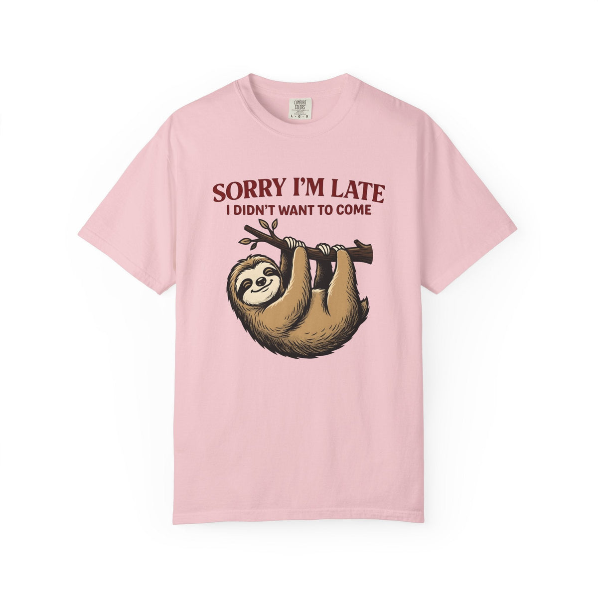 Sloth Branch Shirt Comedy Unisex Gift Doodle Tee T-Shirt Fan product image 3