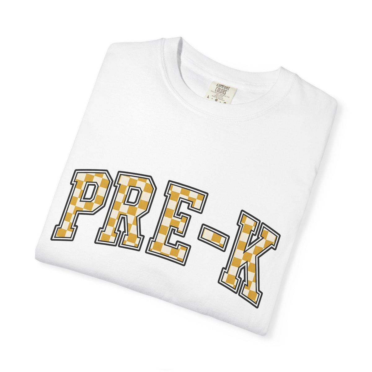 Checkerboard Letter Patches Shirt Teachers Learning Unisex product image 5