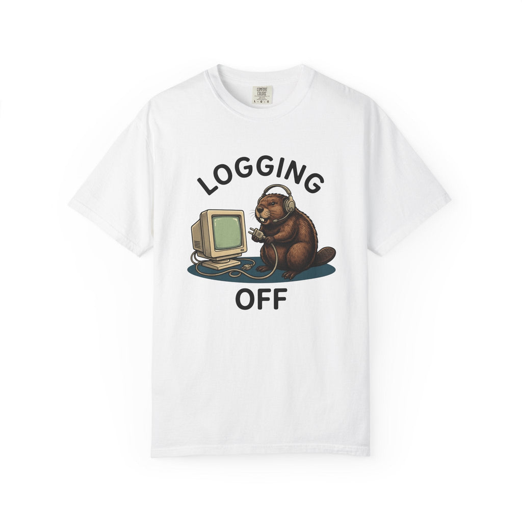 Woodchuck Desk Doodle T-Shirt – Funny Groundhog Critter product image 1