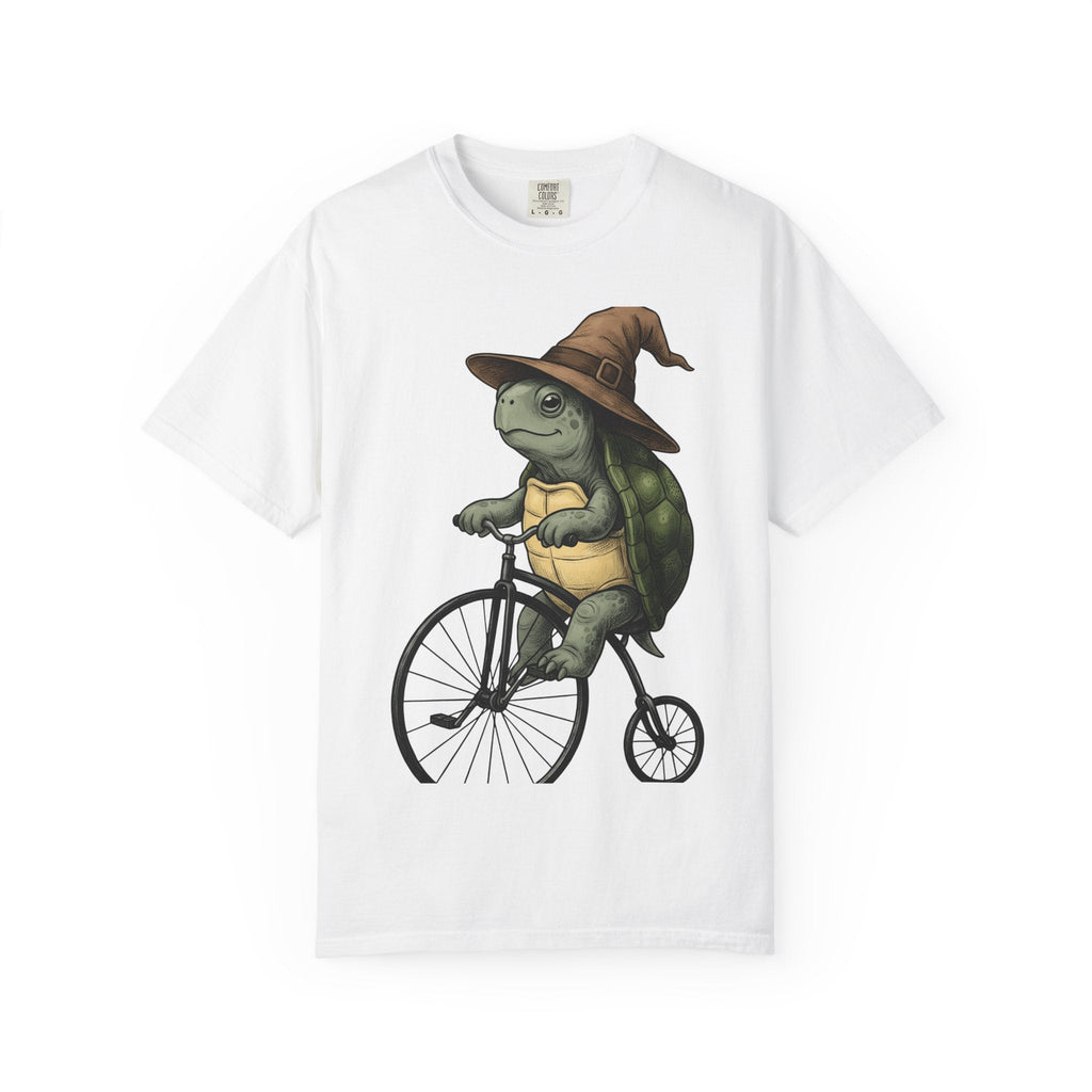 Turtle Bike Shirt Teacher Pets Unisex Gift Hand Drawn Tee product image 1