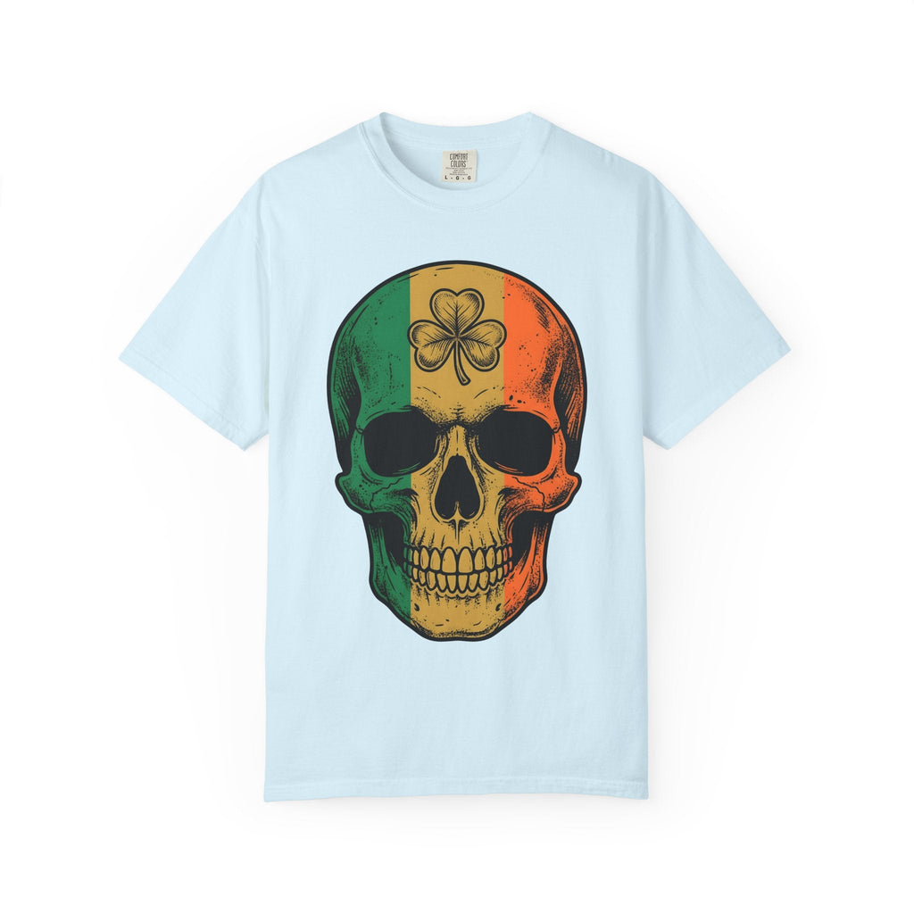 Skull Green Clover Shirt St Patrick's Day Emerald Unisex product image 2