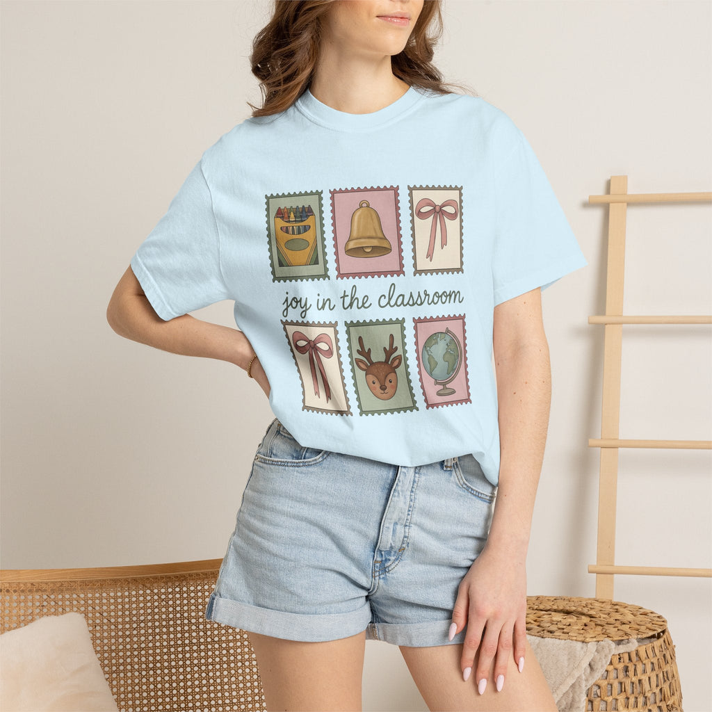 Classroom Rubber Stamps Whimsical T-Shirt – Teacher School product image 9
