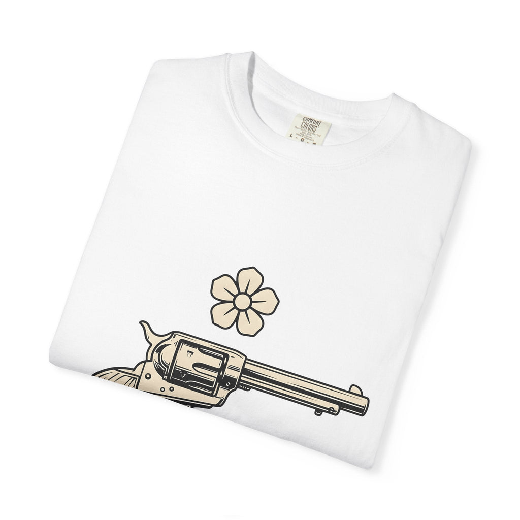 Western Pistol Shirt Cowgirl Cowboy Gift Women Retro Tee product image 5