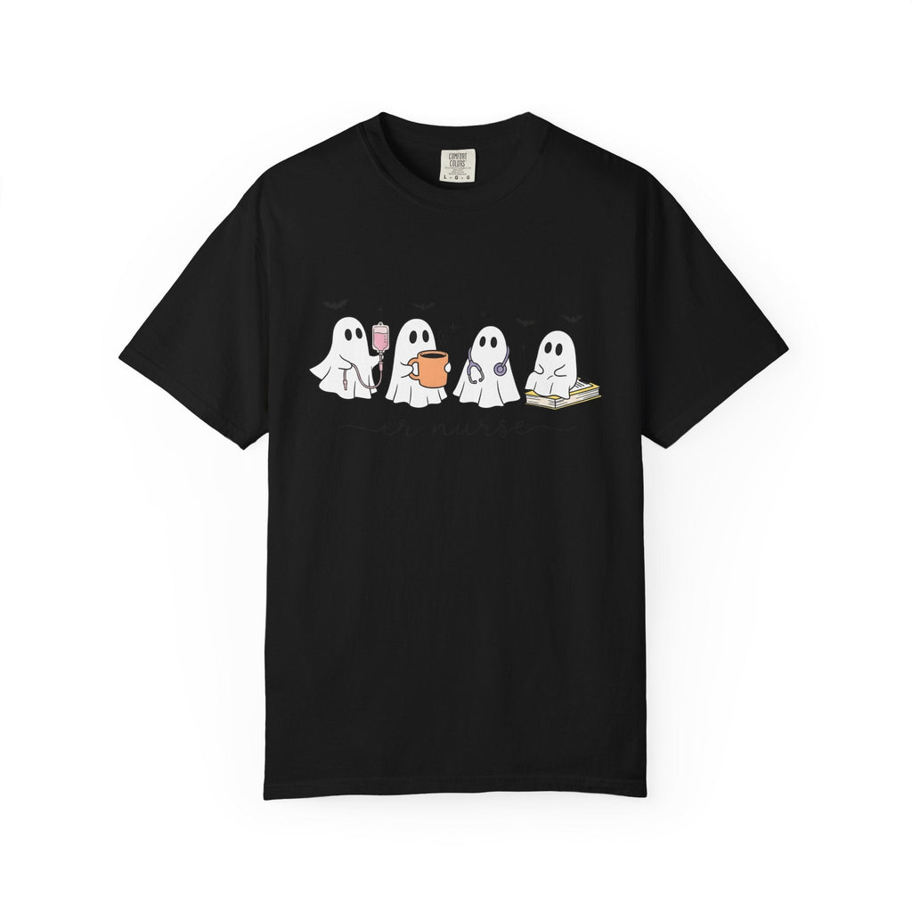 Ghost Nurse Shirt Halloween Unisex Gift Cute Tee Specter product image 4