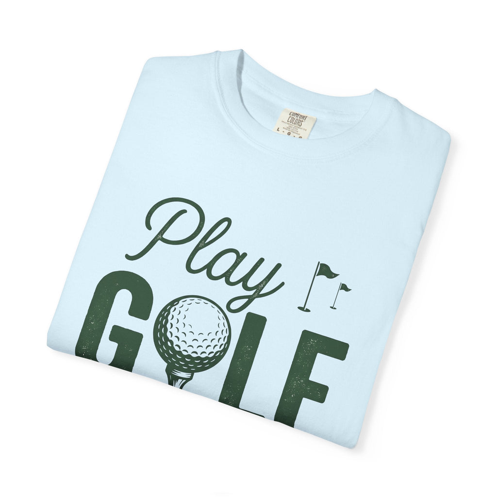 Golf Ball Tee Shirt Hiking Unisex Gift Hand Drawn Golfing product image 8