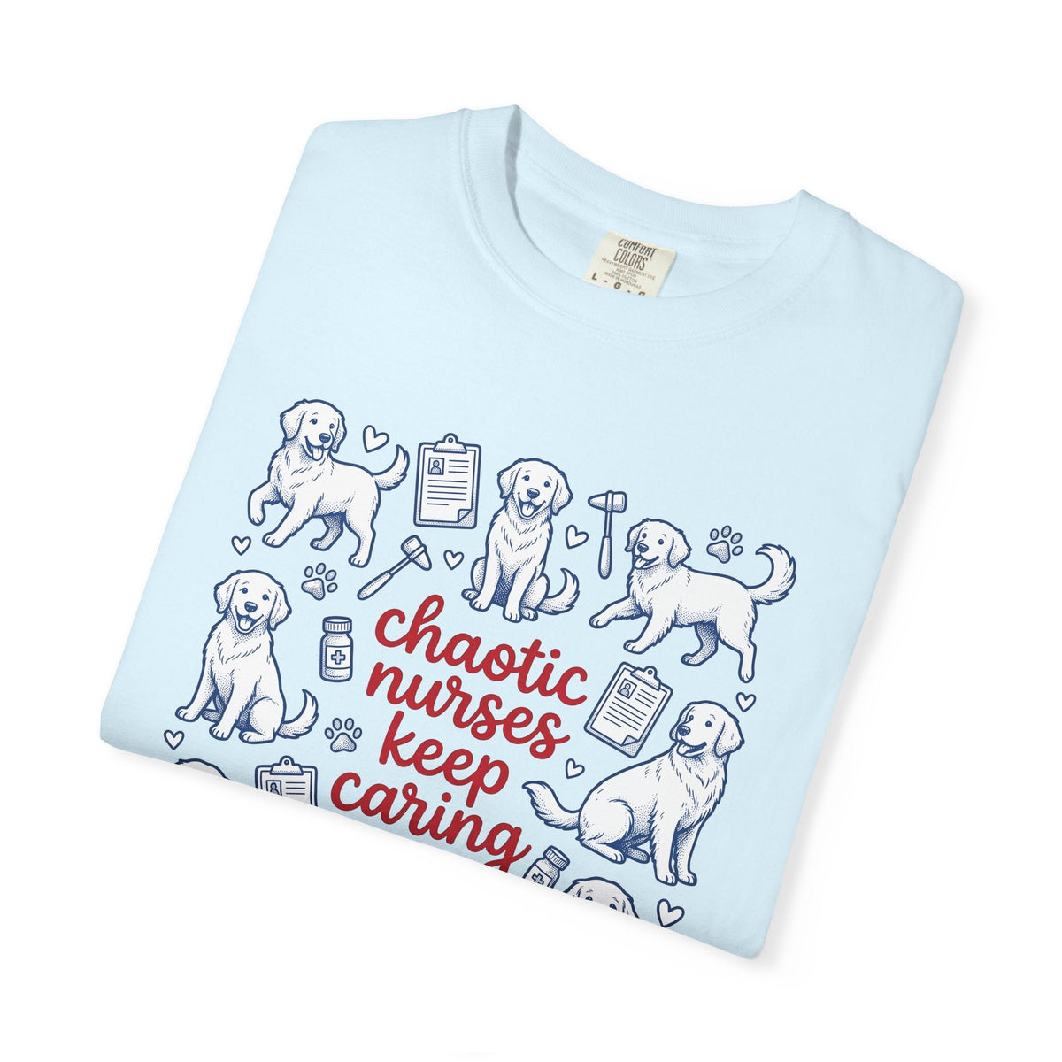 Golden Retrievers Doodle T-Shirt – Nurse Dog Lover Cartoon product image 8