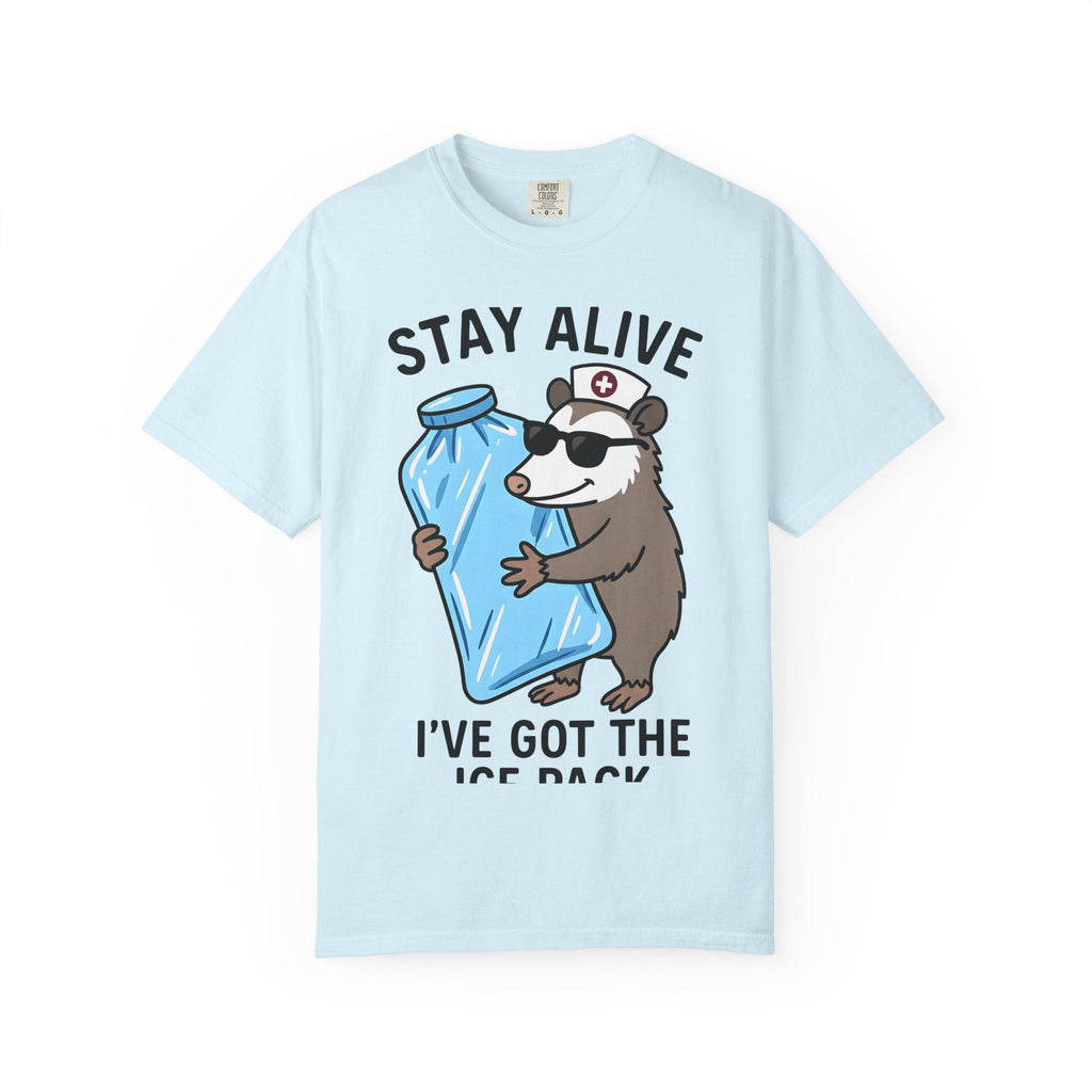 Opossum Nurse Shirt Nurses Humor Unisex Gift Cartoon Tee product image 2