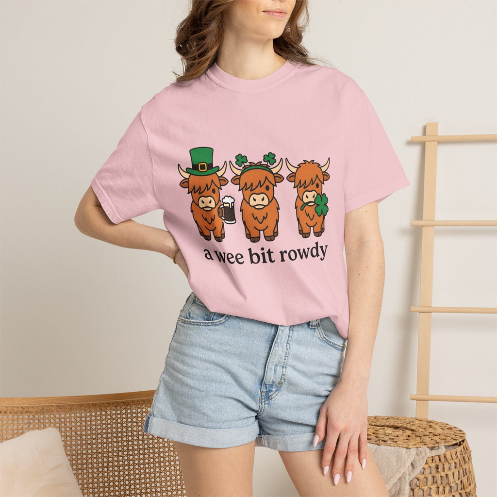 Highland Cow Shirt St Patrick's Day Animal Unisex Gift Cute product image 12