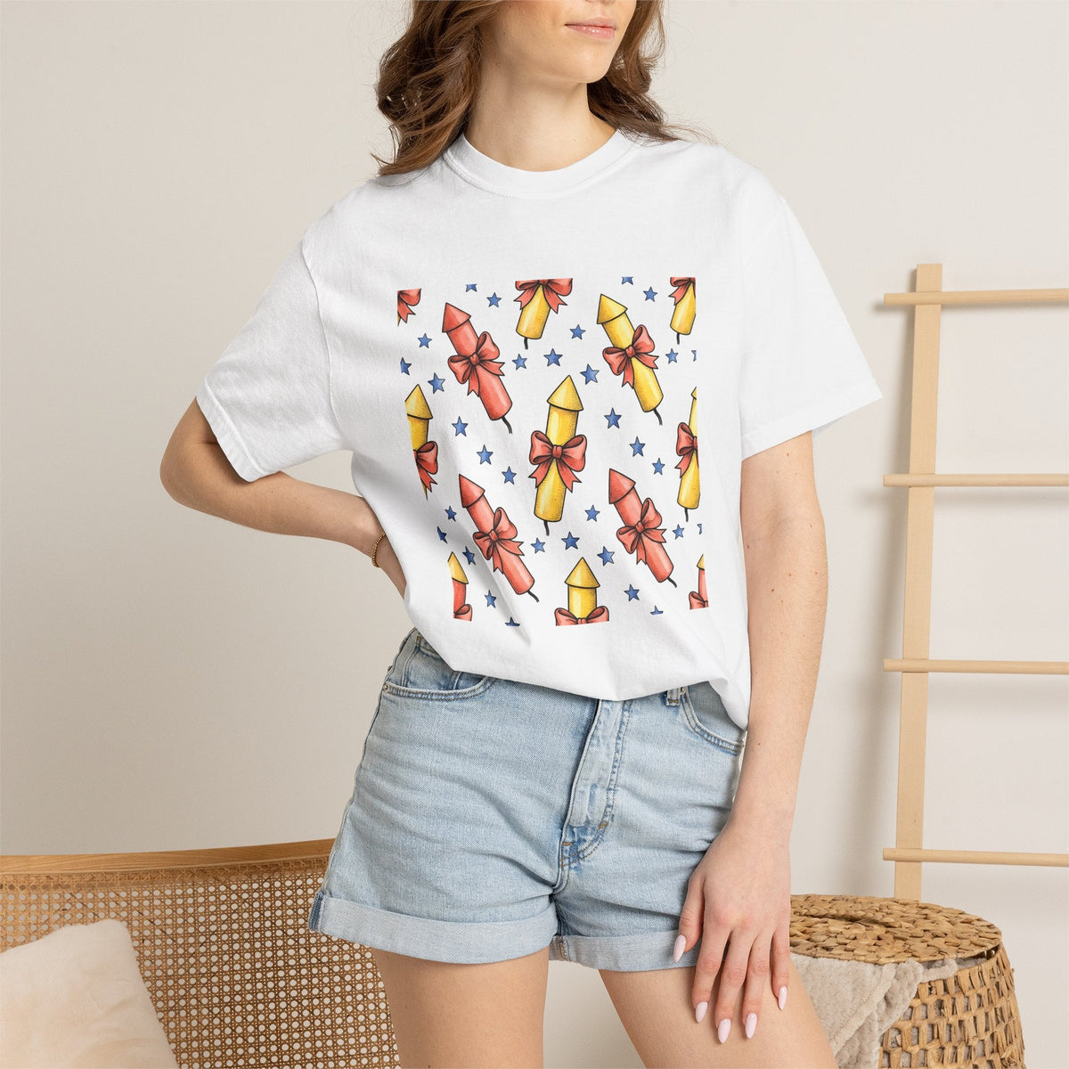 Firework Rockets Shirt 4th Of July Independence Unisex Gift product image 6