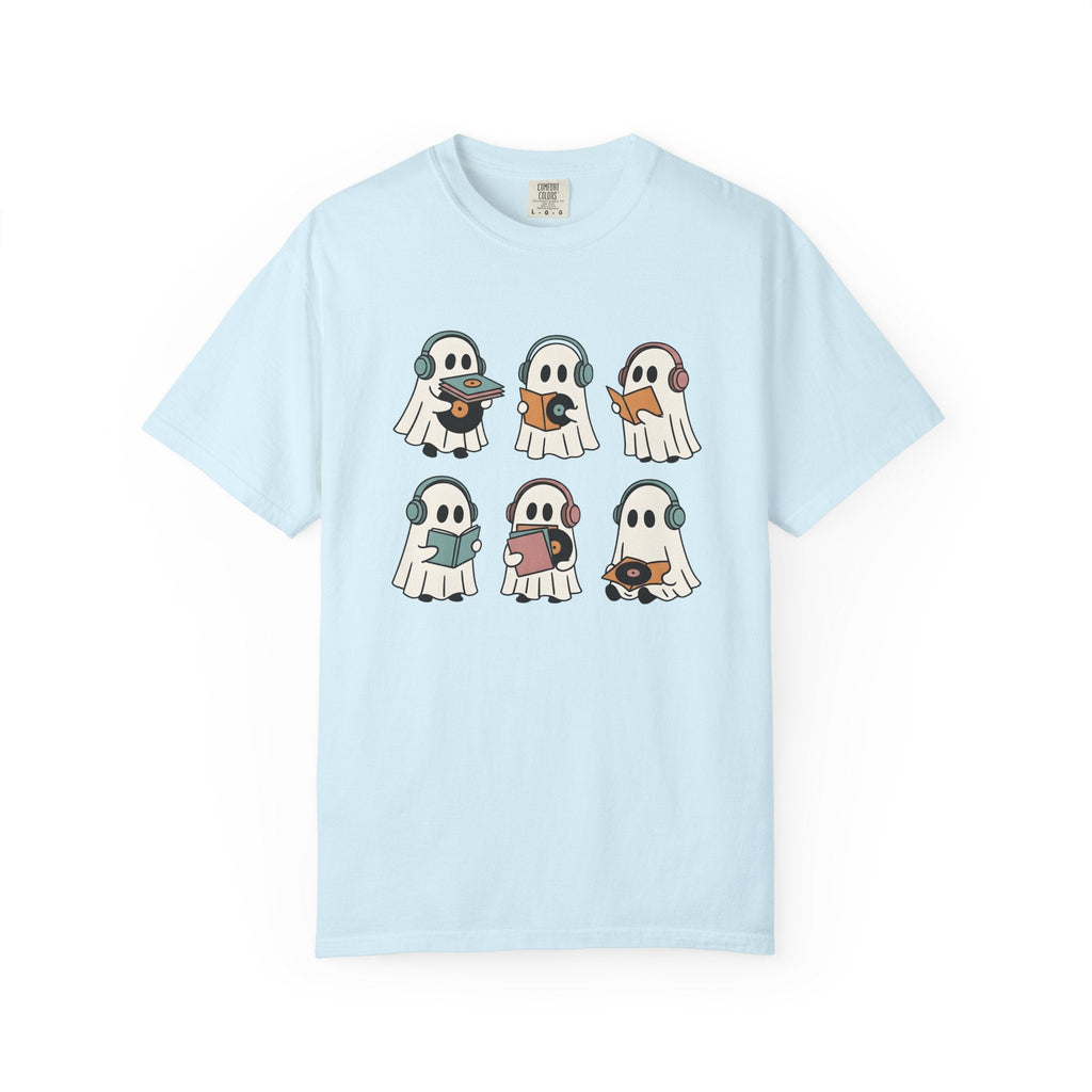 Ghost Music Shirt Halloween Unisex Gift Cartoon Tee Spirit product image 2