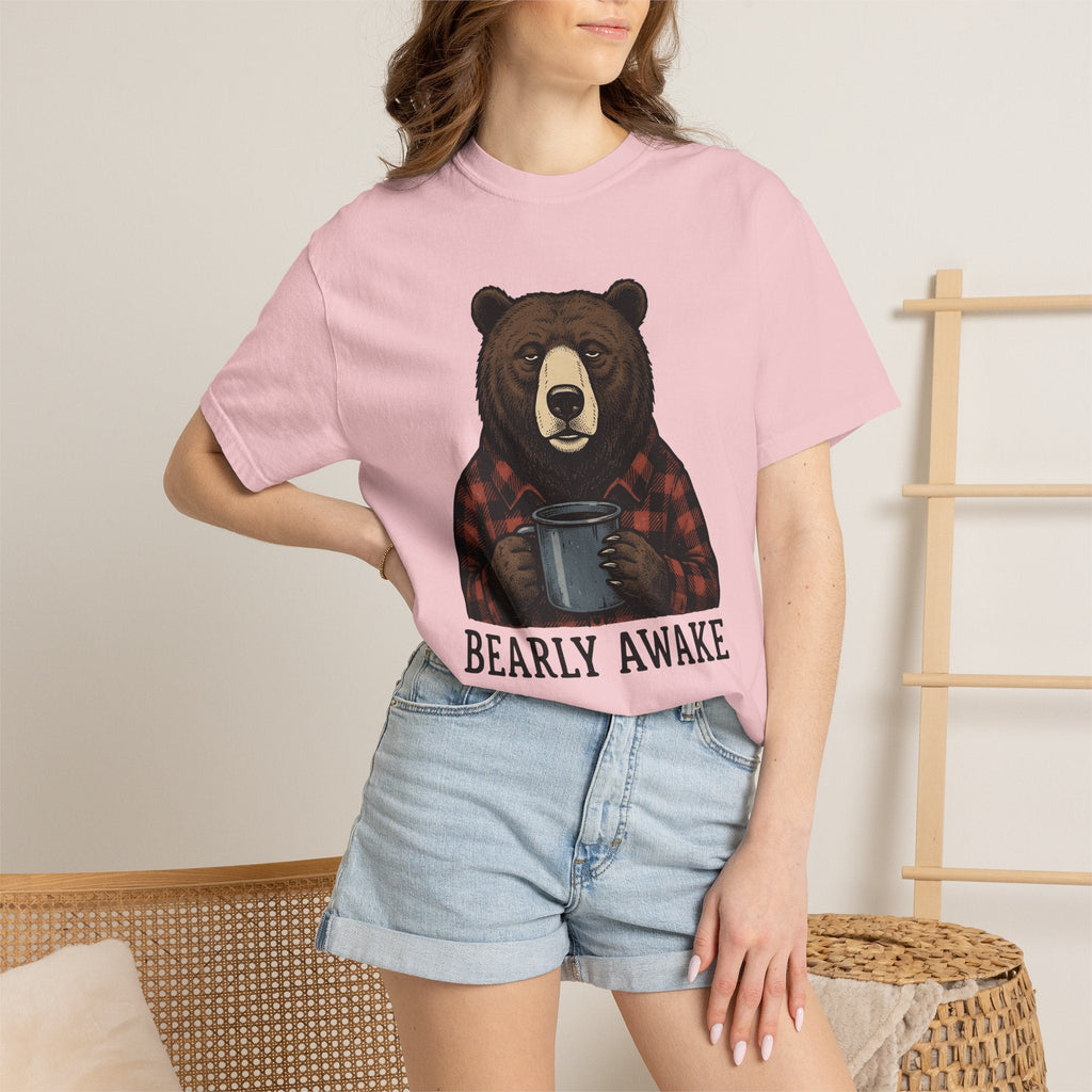 Mug Bear Shirt Christmas Cappuccino Unisex Gift Farmhouse Tee Teddy Bear T-Shirt