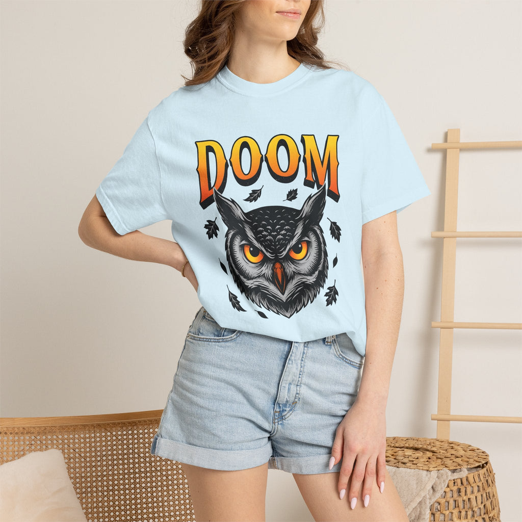 Owl Face Creepy T-Shirt – Spooky Halloween Wildlife product image 10