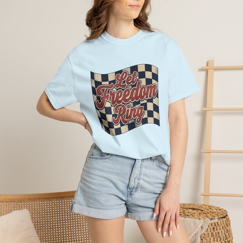 Flag Checkered Shirt America Independence Unisex Gift product image 9